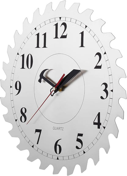CIGERA 12 Inch Metal Wall Clock - Image 2