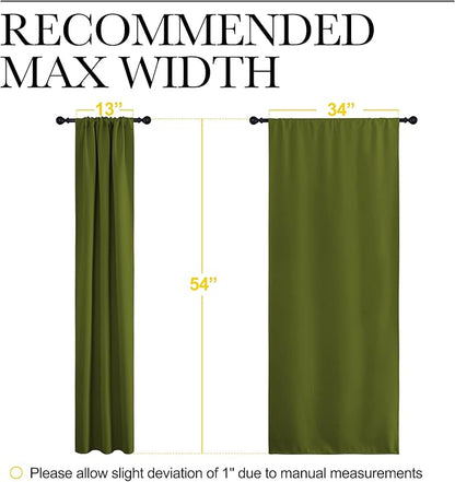 NICETOWN Kitchen Curtains, Short Blackout Curtains & Drapes, Thermal Insulated - Image 7