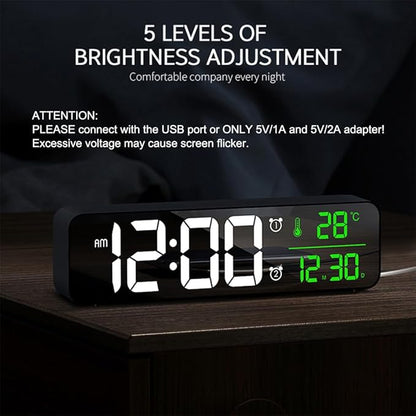 Digital Clock Large Display, Alarm Clock - Image 4