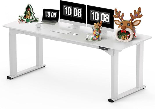 SANODESK 4-Leg Standing Desk, Electric Height Adjustable Desk by sanodesk