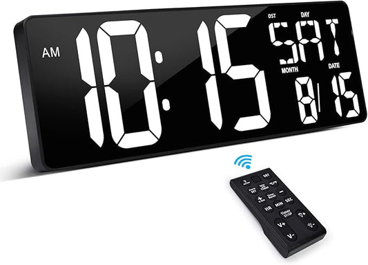 XREXS Large Digital Wall Clock by XREXS