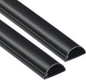 D-Line Half Round Cord Hider, Patented Cable Cover, Hide TV Wall Mount Wires by D-LineUSAinc