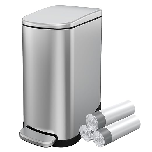 KUK Slim Bathroom Trash Can by KUK