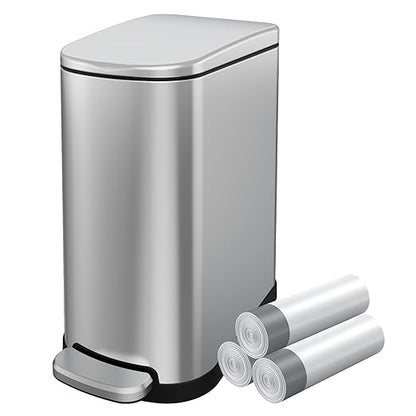 KUK Slim Bathroom Trash Can by KUK