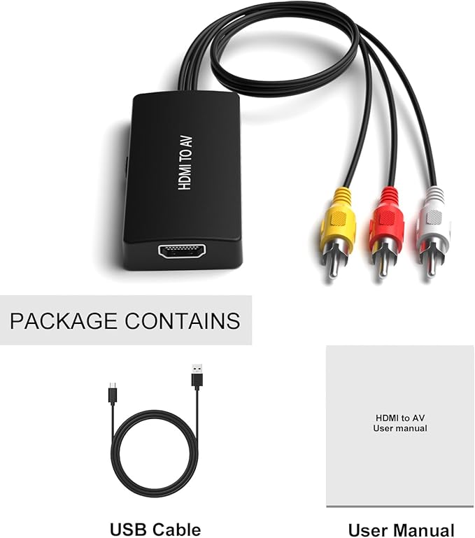 Dingsun HDMI to RCA Converter Adapter HDMI to Older TV Adapter - Image 7