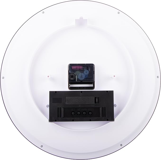 OSTAR 14" Large Analog Digital Display Wall Clock Silent Non-Ticking, Day of - Image 6