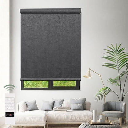Zshine Motorized Blackout Window Blinds Customize Width Remote Control Wireless - Image 6