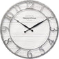 Presentime & Co 21" Farmhouse Series Wall Clock, Shiplap Style, Raised 3D by Presentime
