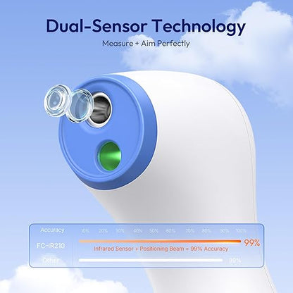 No-Touch Thermometer for Adults and Kids, 1-Second Fast Reading, Color-Coded - Image 5