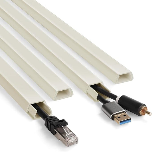 66in YCLYC Wire Covers for Cords Kit, Cord Covers for Wires on Wall, TV Cable by YCLYC