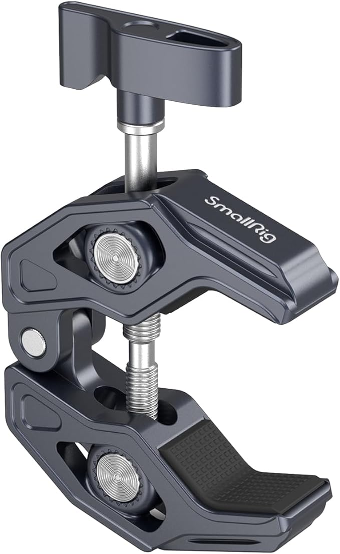 SMALLRIG Crab-Shaped Super Clamp, Camera Mount, 3/8"-16 Threaded Holes by SmallRig
