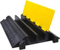 OranLite Large 2-Channel Rubber Floor Cable Protector Ramp, Heavy-Duty Floor by OranLite