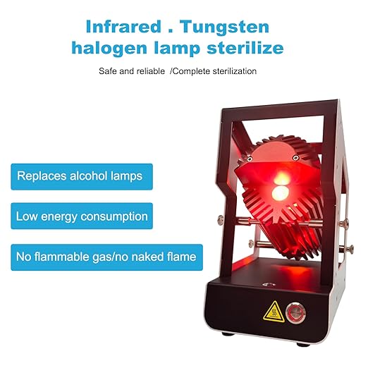 Lab Infrared Sterilizer with Open-use 7s Instant Sterilization and Self-Closing - Image 4