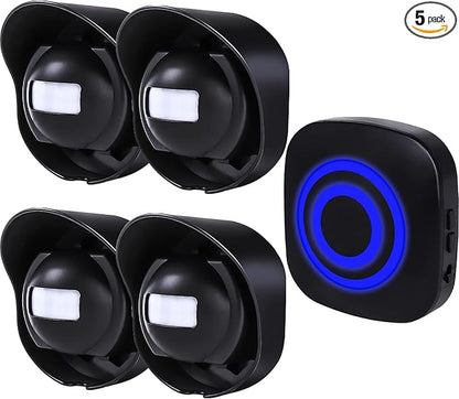 Shaogax Driveway Alarm-328ft Long Range Wireless Driveway Alarm Weatherproof by Shaogax