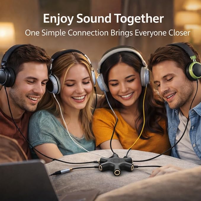 Mizi 5-Way 3.5mm Headphone Splitter - Image 5