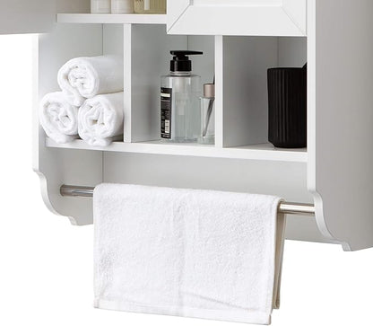 White Bathroom Wall Cabinet - Image 2