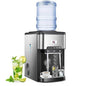 NUNET 3-in-1 Portable Ice Maker Water Dispenser Countertop Built-in Ice Machine by NUNET