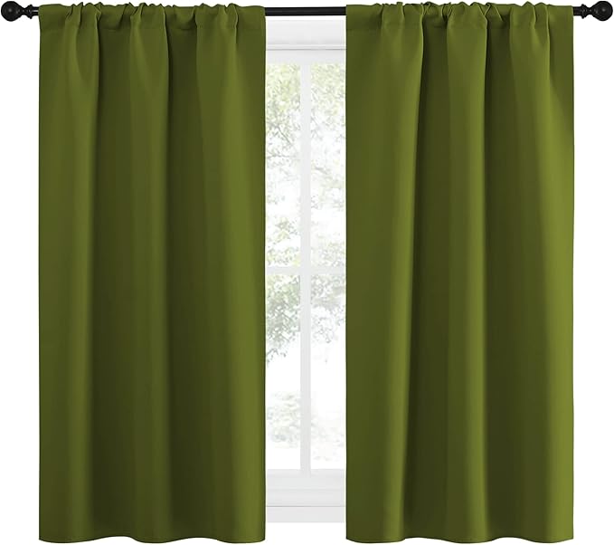 NICETOWN Kitchen Curtains, Short Blackout Curtains & Drapes, Thermal Insulated - Image 2