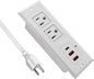 20W Recessed Power Strip USB C Fast Charge Desk Power Outlet Type C Flush by 4LEAF