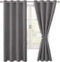 Hiasan Blackout Curtains for Bedroom, 52 x 63 Inches Length by Hiasan