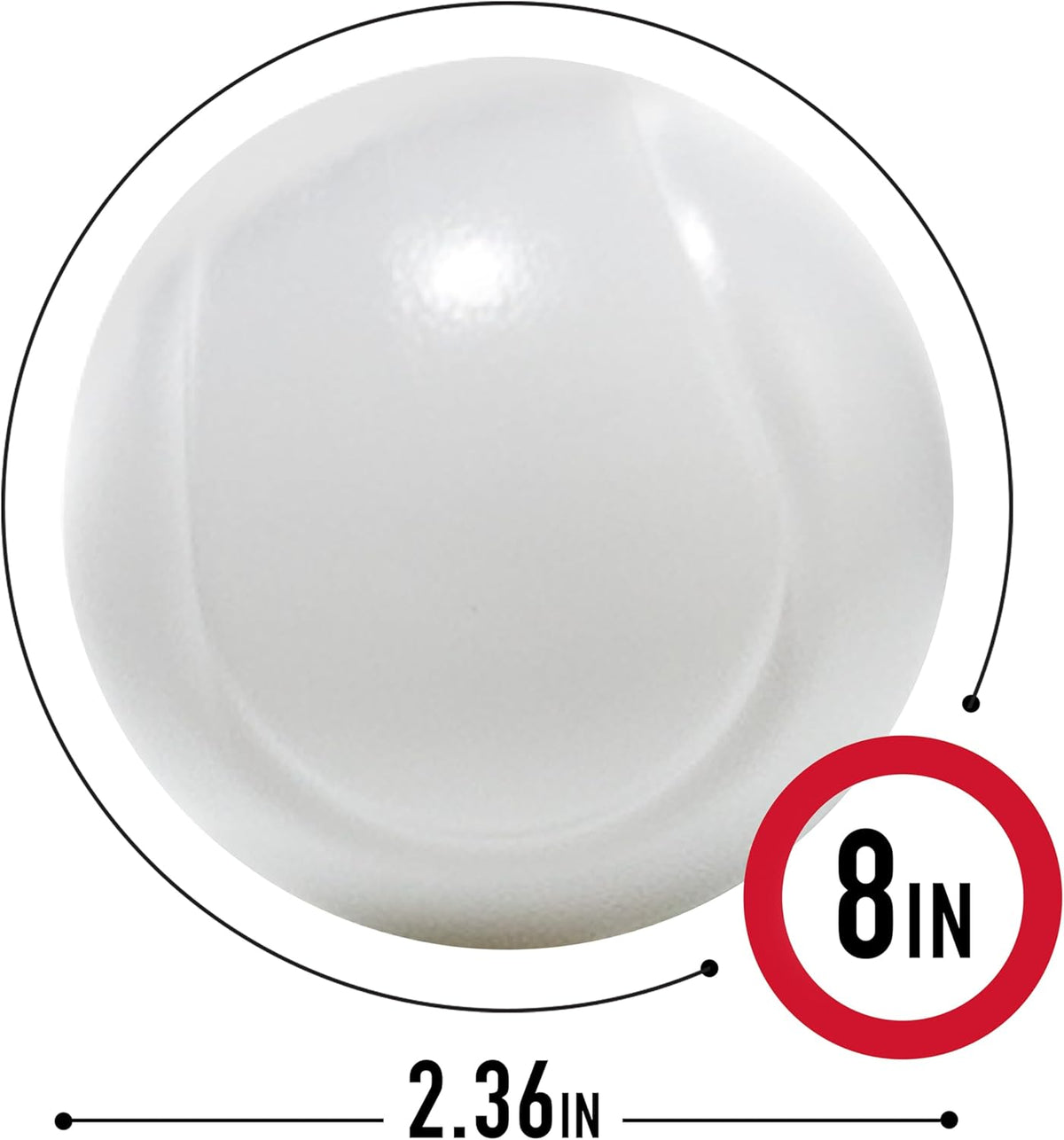 franklin sports pop rocket baseball hitting training aid, side view
