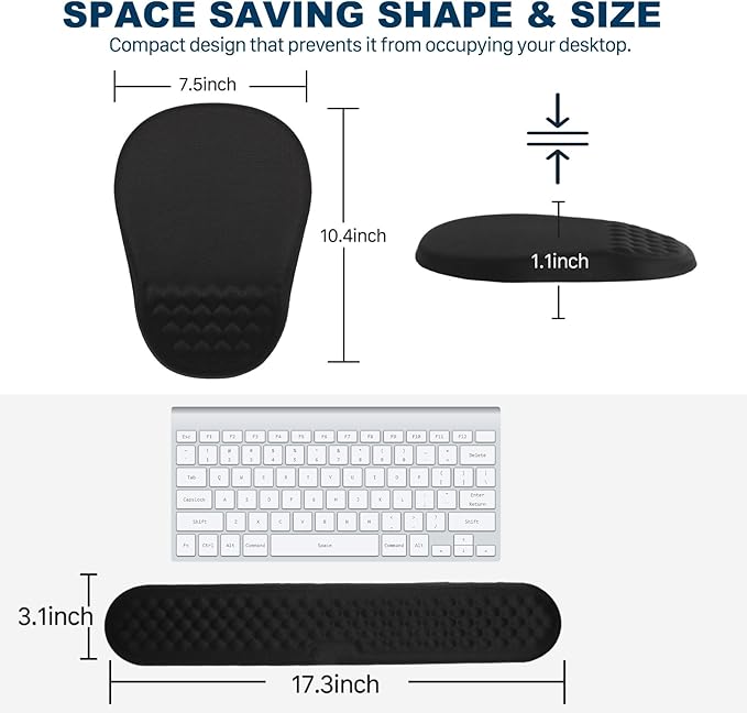 Ergonomic Mouse Pad and Keyboard Wrist Rest - Image 5