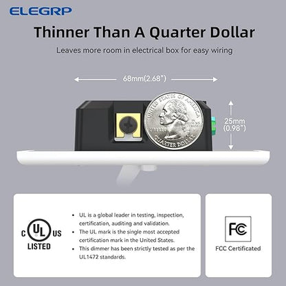 ELEGRP Digital Toggle Dimmer Switch - Image 7
