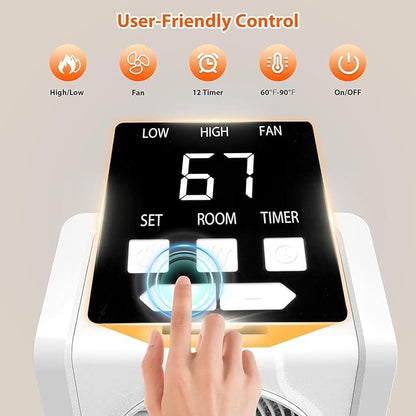 HEATIT Space Heater for Indoor, Digital Display - Image 4