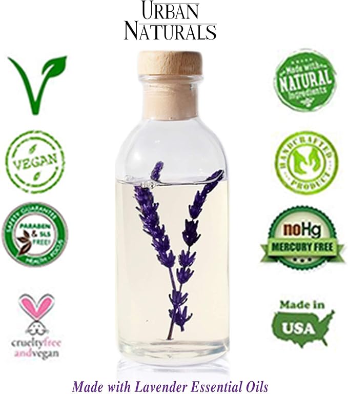 Urban Naturals Lavender Fields Oil Essential Oil Reed Diffuser Set - Image 4