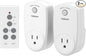 2 Pack Remote Control Outlet, TESSAN Wireless Electrical Plug Switch by TESSAN