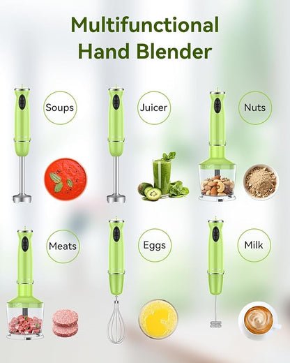 Immersion Blender Handheld 5 in 1 Hand Blender, 1000W Hand Mixer Stick - Image 5