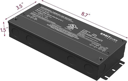 EMITEVER Dimmable Led Driver, 2 Packs 120W AC 110V-277V to DC 24V Transformer - Image 3