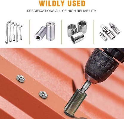3-Piece Socket Adapter Extension Set, 1/2 Inch Hex Shank, Impact Grade - Image 8