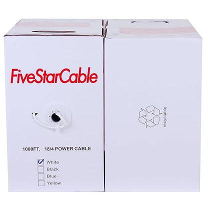FiveStarCable 18/4 Gauge Low Voltage 4 Conductors Stranded Cable Wire - 1000 ft - Image 4