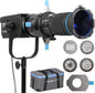 NANLITE Bowens Mount Projection Attachment 25°-45° Optical Snoot Photography by Nanlite