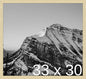 Frame It Easy 33 x 30 Wheat Wood Frame by FrameItEasy
