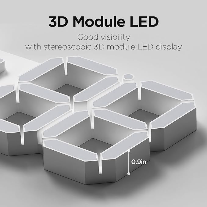 mooas 3D LED Clock - Image 3