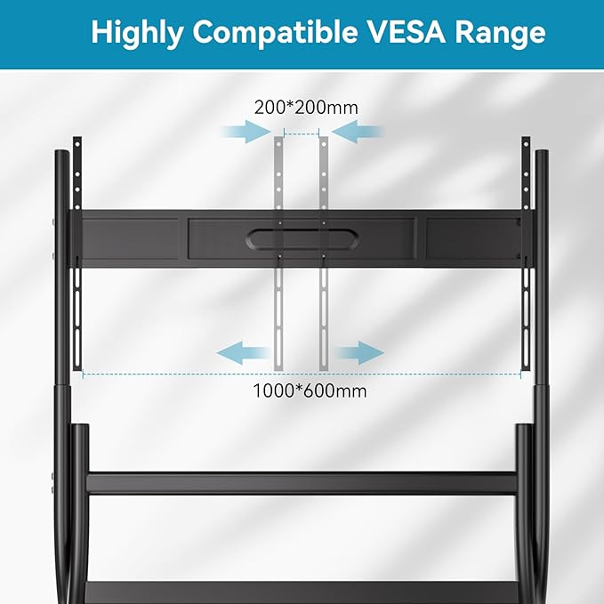 HKMLC Smart Board Stand with Wheels, Mobile Portable Stand - Image 8