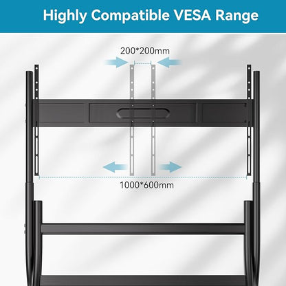 HKMLC Smart Board Stand with Wheels, Mobile Portable Stand - Image 8