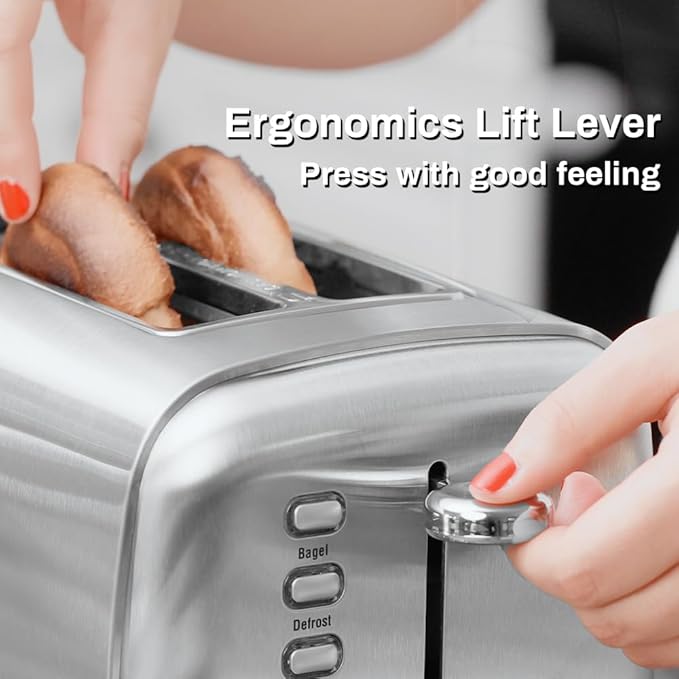Toaster 2 Slice, Extra Wide Slot Toaster - Image 8