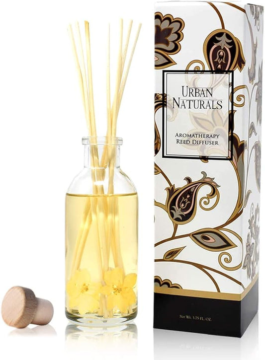 Urban Naturals Vanilla Orchid and Almond Scented Reed Diffuser Oil Set | Rich by UrbanNaturals