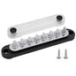 8 x M5 Studs Power Distribution Block Bus Bar 12V, Ampper 5.9" HD 120A Marine by Ampper