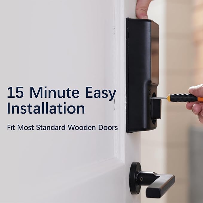 SMRTIPLX Video Smart Lock S398, 4-in-1 Camera + Video Doorbell + Fingerprint - Image 7