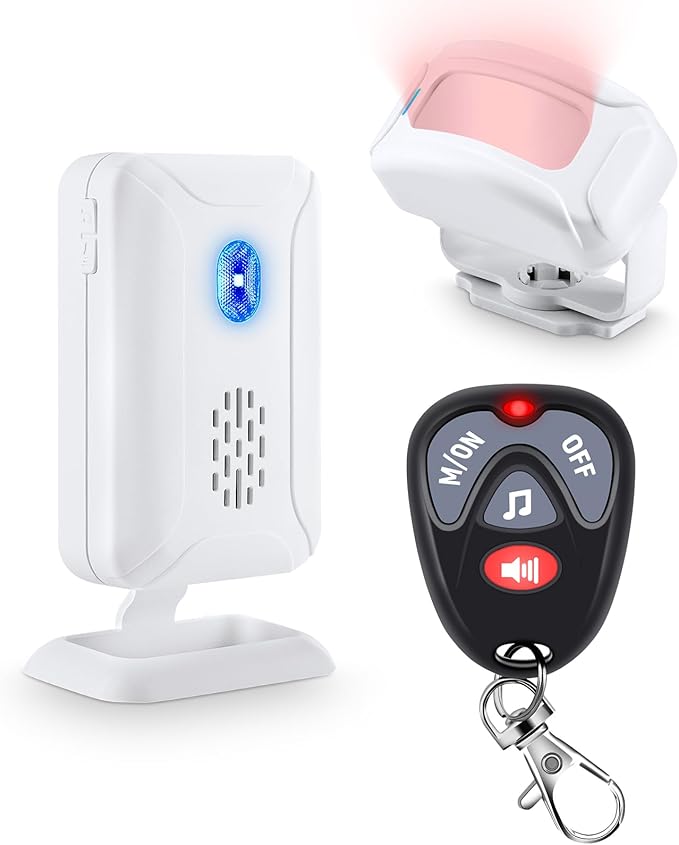 KCMYTONER Wireless Motion Sensor Detector Security Alarm Chime, Motion Sensor by KCMYTONER