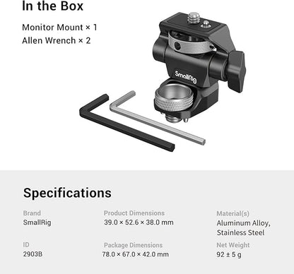 SmallRig Adjustable Camera Monitor Mount - Image 8