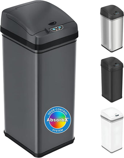 iTouchless 13 Gallon Kitchen Trash Can by iTouchless