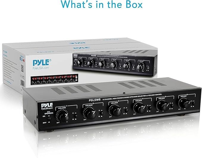 Pyle 6 Channel Speaker Selector Switch - Image 7