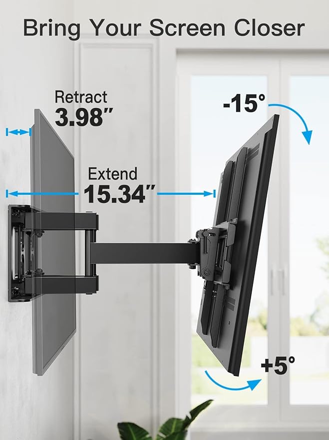 Pipishell TV Wall Mount for 26-74 inch LED LCD OLED 4K TVs up to 99lbs - Image 8