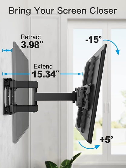 Pipishell TV Wall Mount for 26-74 inch LED LCD OLED 4K TVs up to 99lbs - Image 8