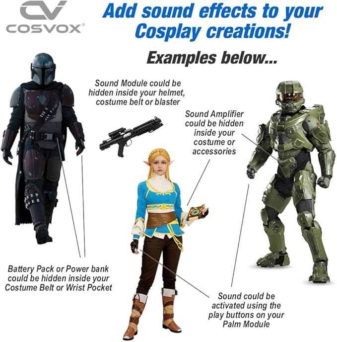 COSVOX Cosplay Sound Effects Module. DIY Audio MP3 Sound Chip - Image 9